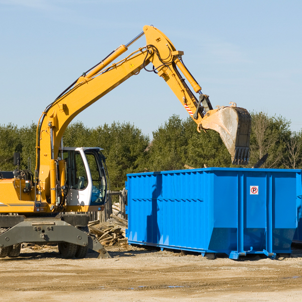 can i rent a residential dumpster for a construction project in Creedmoor